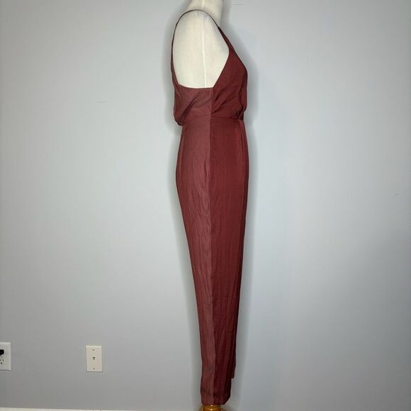 Silence + Noise- Wine Two-Toned Jumpsuit - Picture 4 of 4